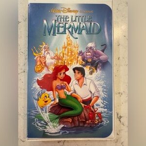 The Little Mermaid (1989) VHS tape **RARE** Black Diamond Edition Banned Cover